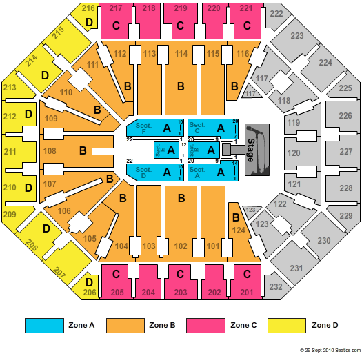 Footprint Center The Judds Zone Seating Chart